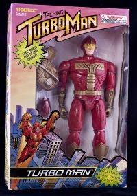 Turbo Man Jingle All the Way Deluxe Action Figure Talking Toy NEW